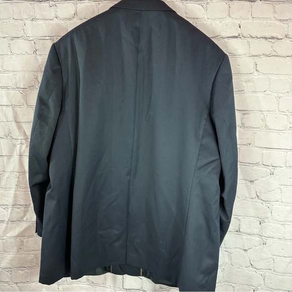 cianni cellini charles 2B navy wool blazer sports coat jacket sz 54R - Picture 6 of 7